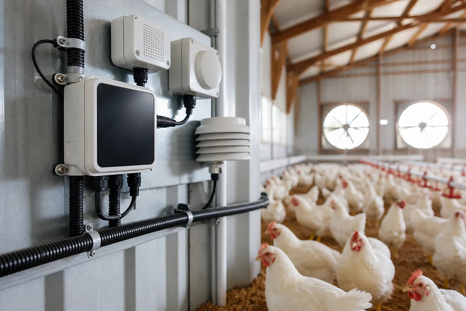 Smart Poultry Farm IoT Platform inspired poultry farm app preview
