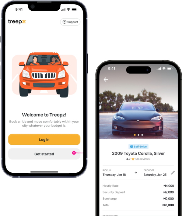 Treepz App preview screenshot