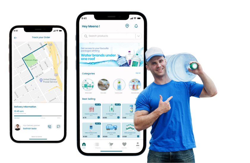 Launch a Smart Water Delivery App for Your Business - Create a reliable on-demand and subscription-based water delivery platform with features your customers expect and your operations need.