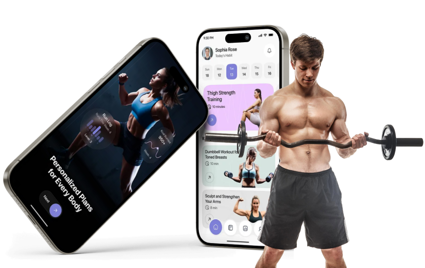 Launch a Fitness App Your Users Will Love to Use Every Day - From workout tracking to AI coaching, we deliver custom fitness app solutions designed for real impact and long-term retention.