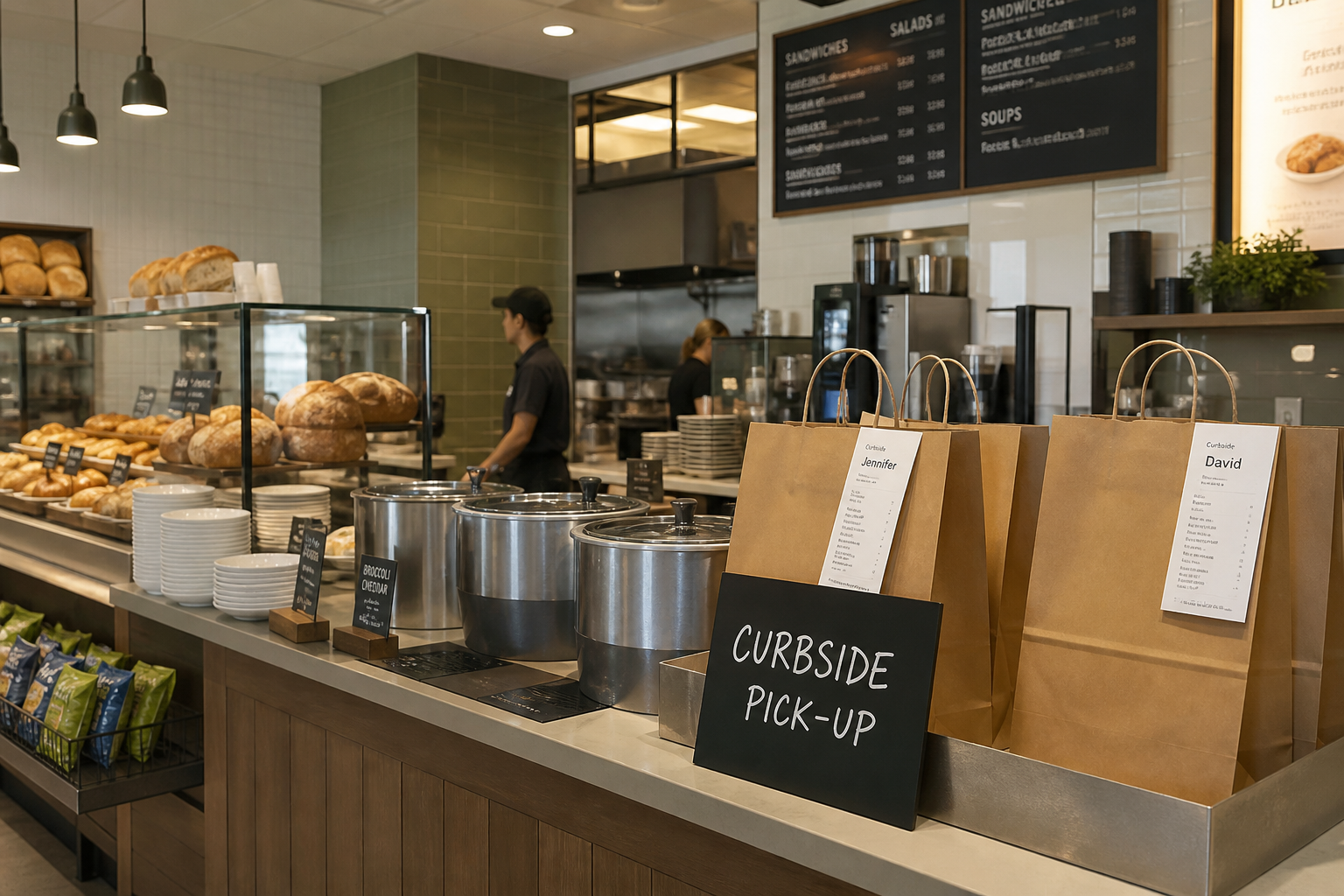 Apps Like Panera Bread inspired last mile delivery app preview
