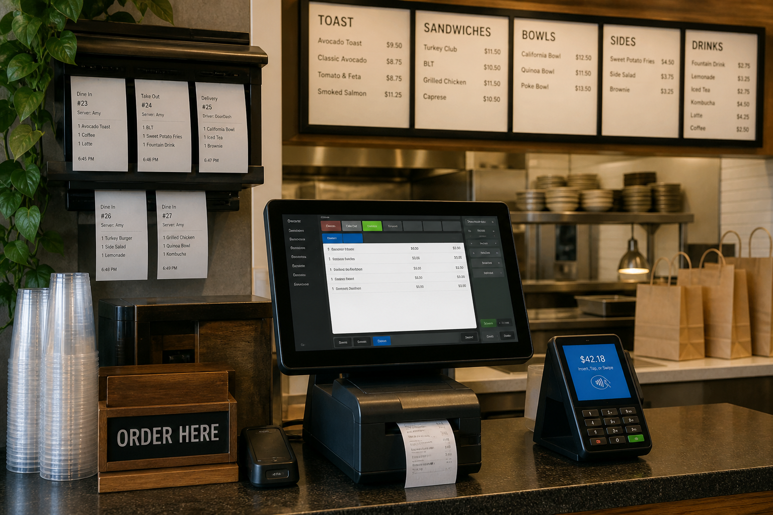 Apps Like Toast inspired last mile delivery app preview