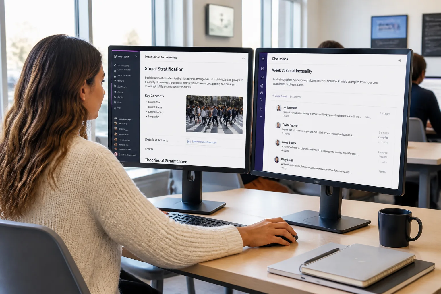 Blackboard Learn inspired last mile delivery app preview