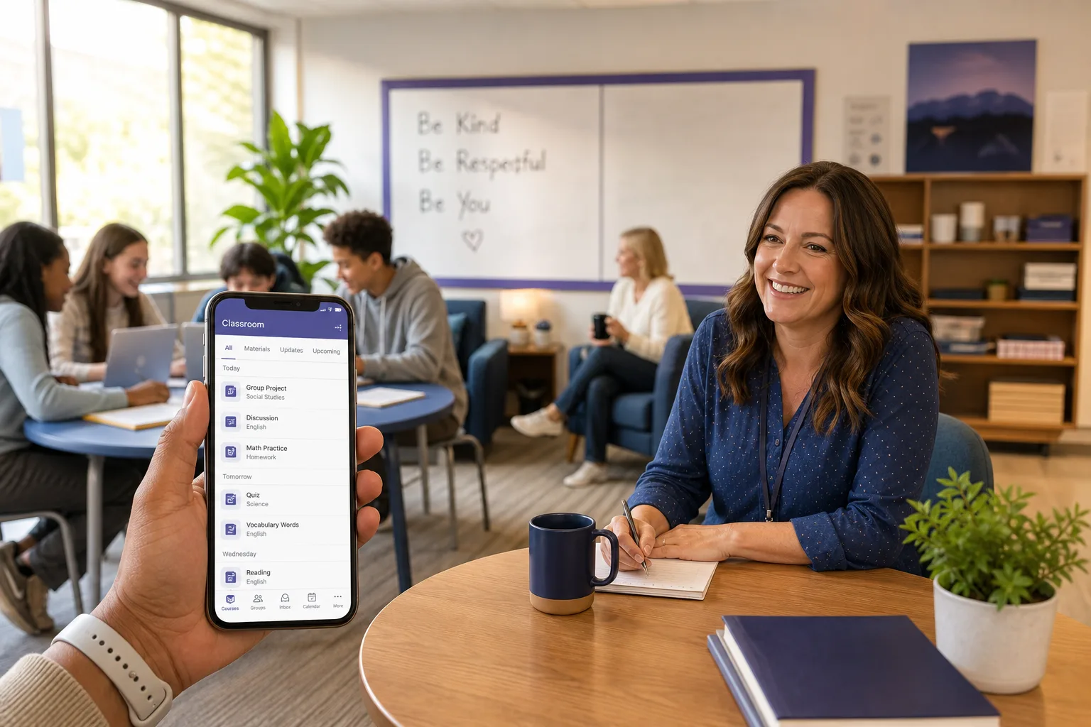 Schoology inspired last mile delivery app preview
