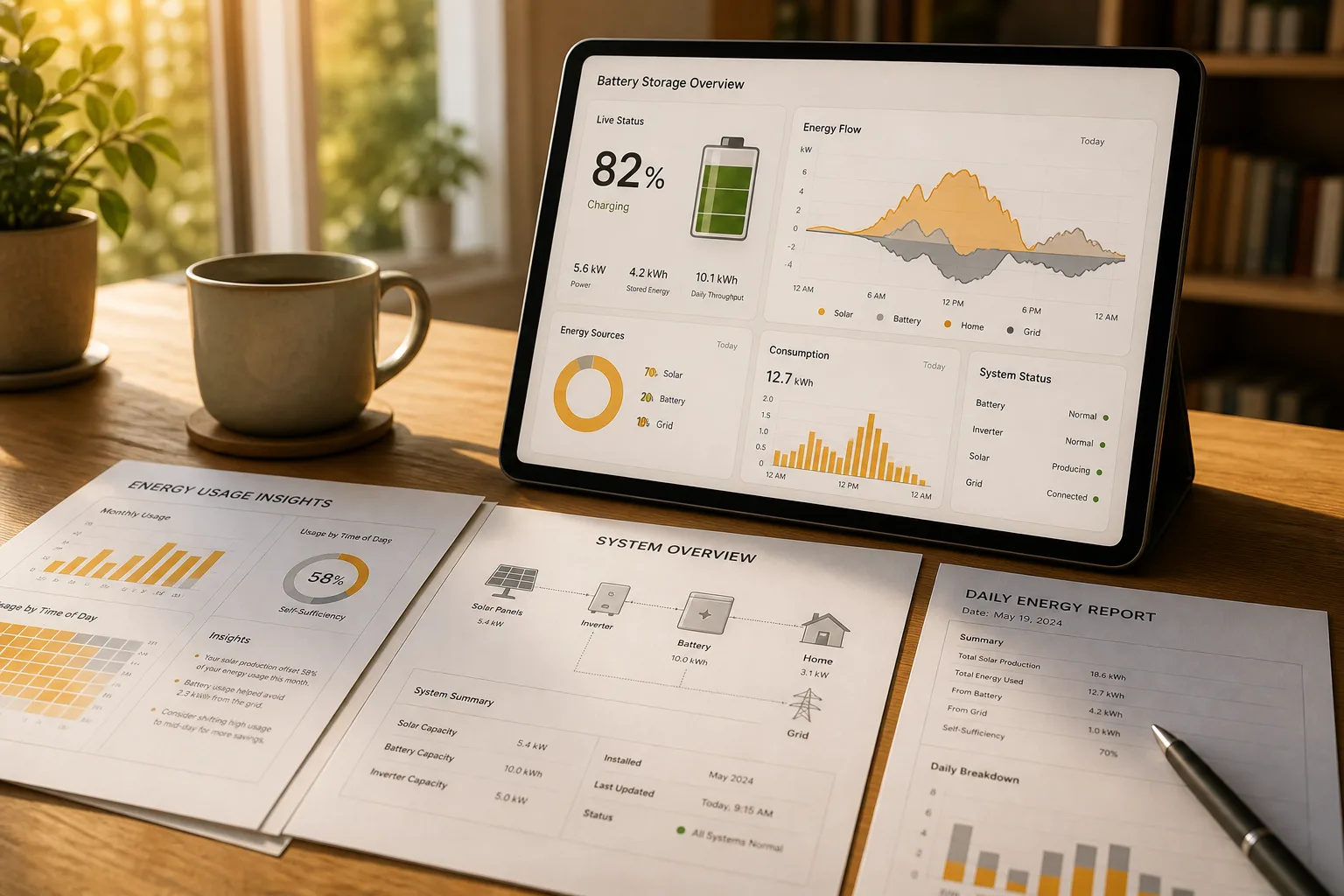 Apps Like Tesla Energy inspired solar energy app software preview