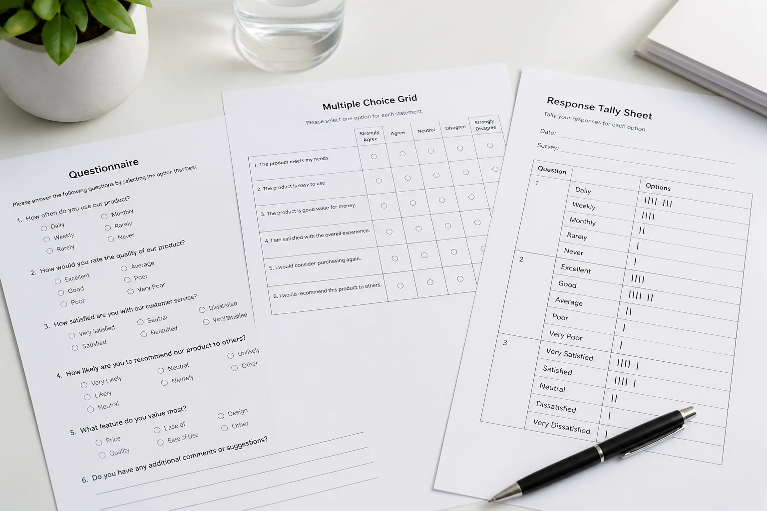 Apps Like Google Forms inspired survey app preview