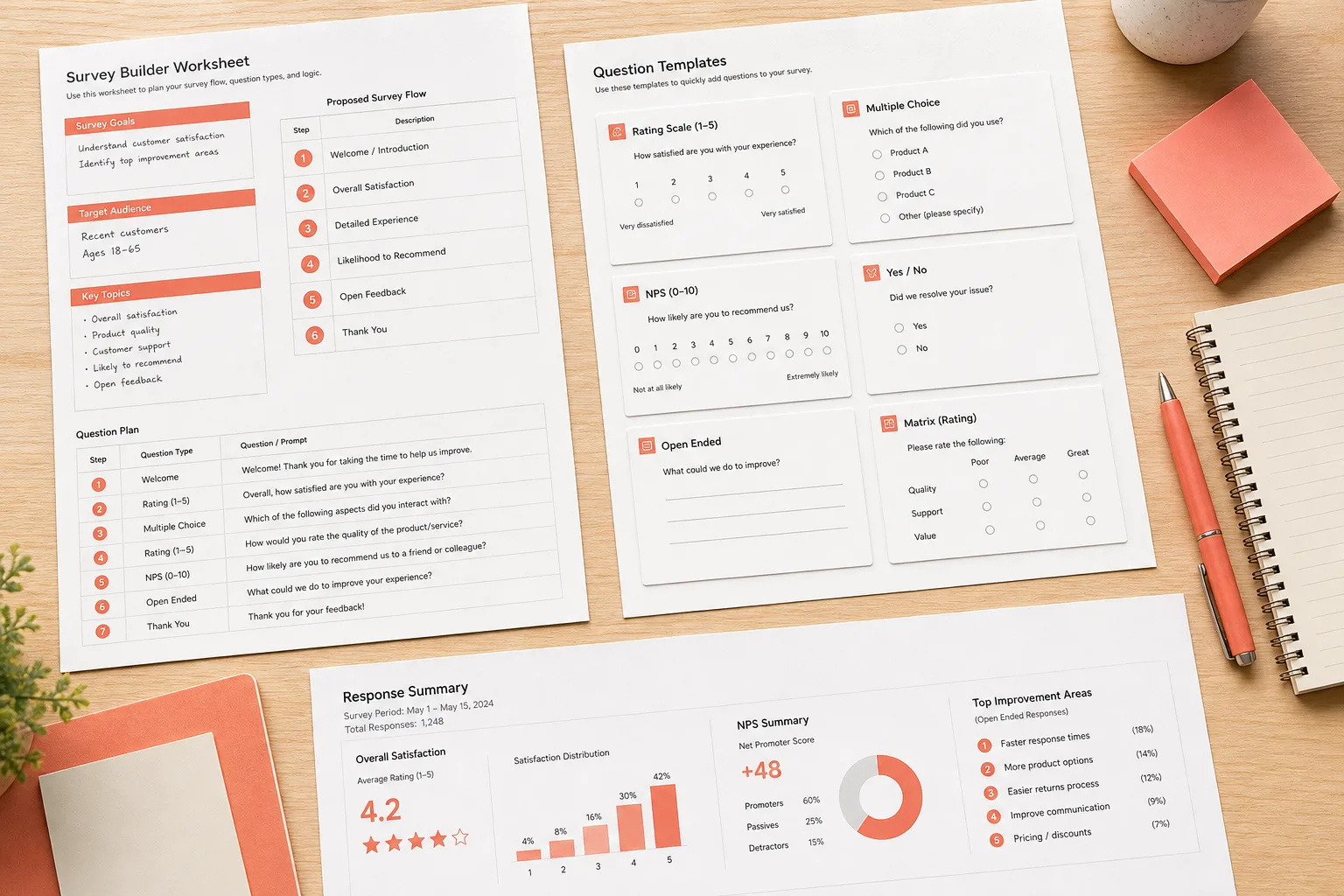 Apps Like SurveyMonkey inspired survey app preview