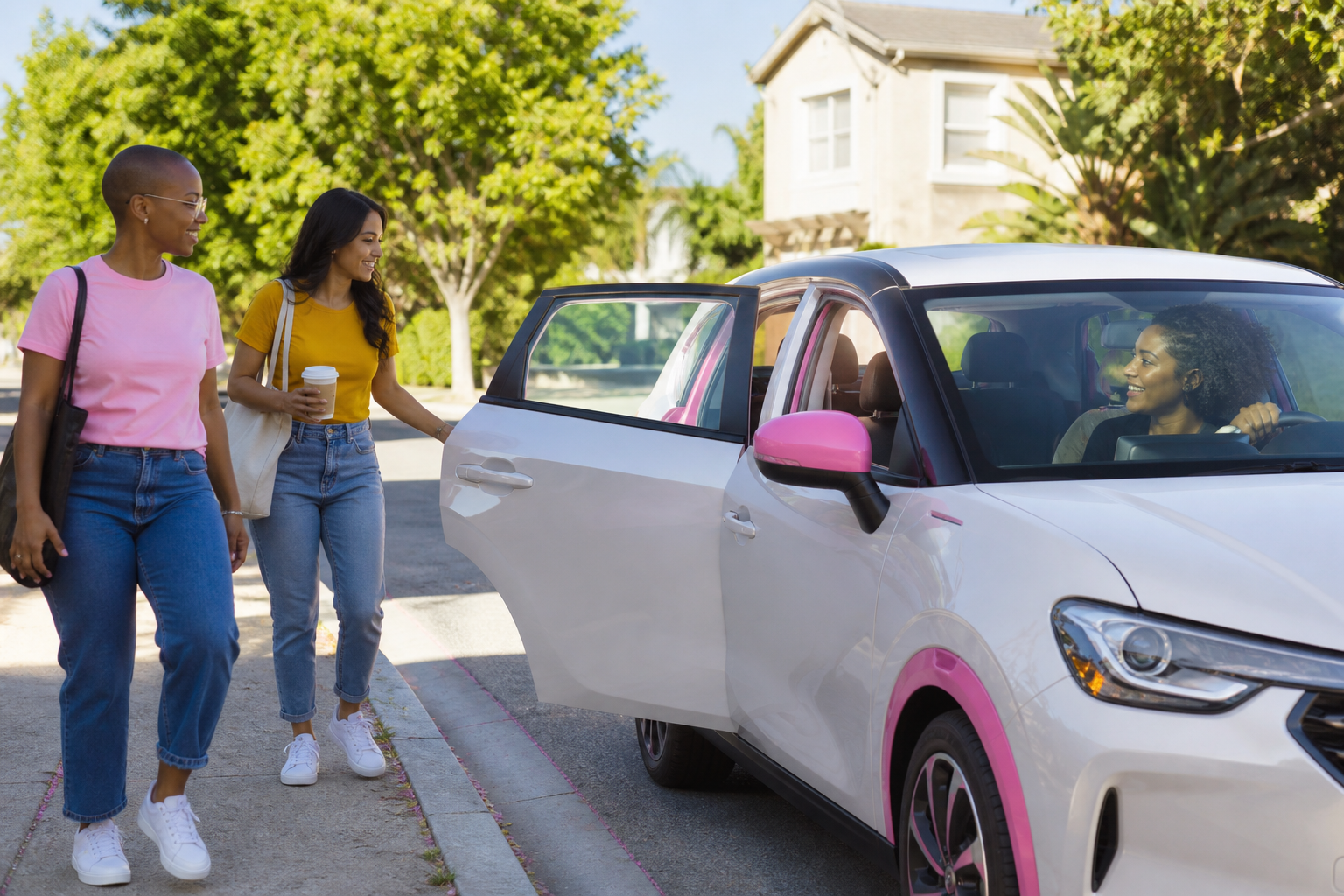 Lyft inspired last mile delivery app preview