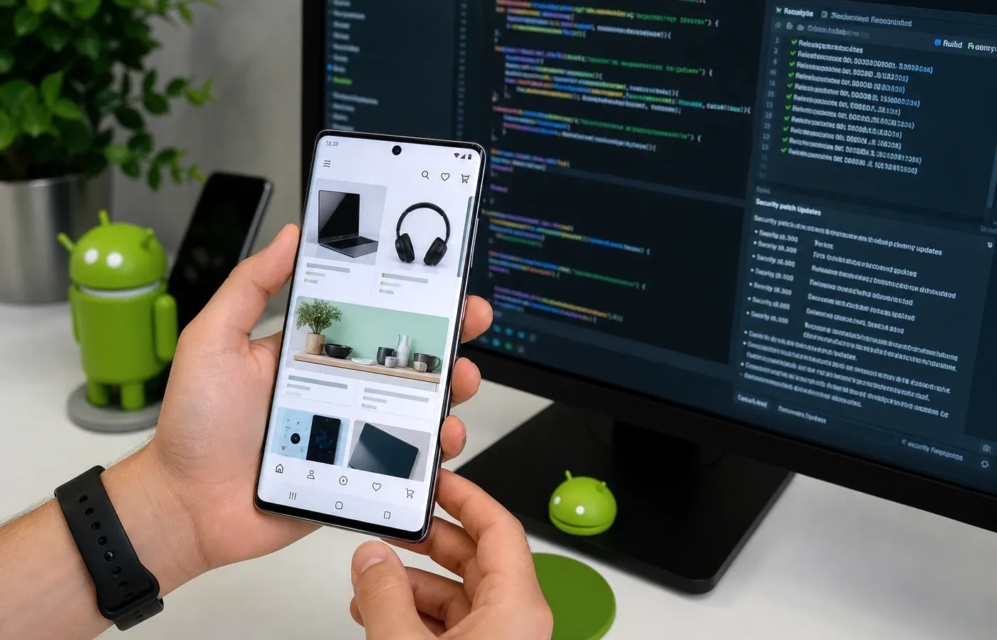 Android app maintenance services with Play Store updates security patches and compatibility testing