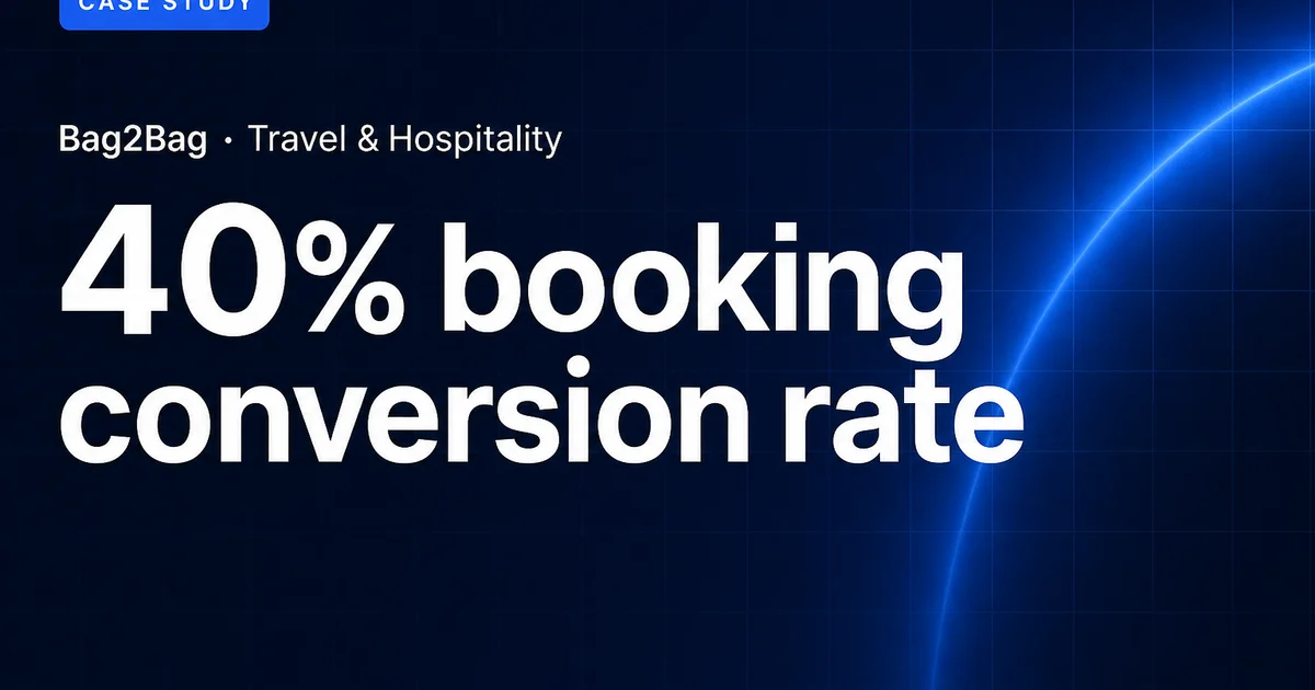 Bag2Bag: Reinventing Hourly Hotel Stays in India