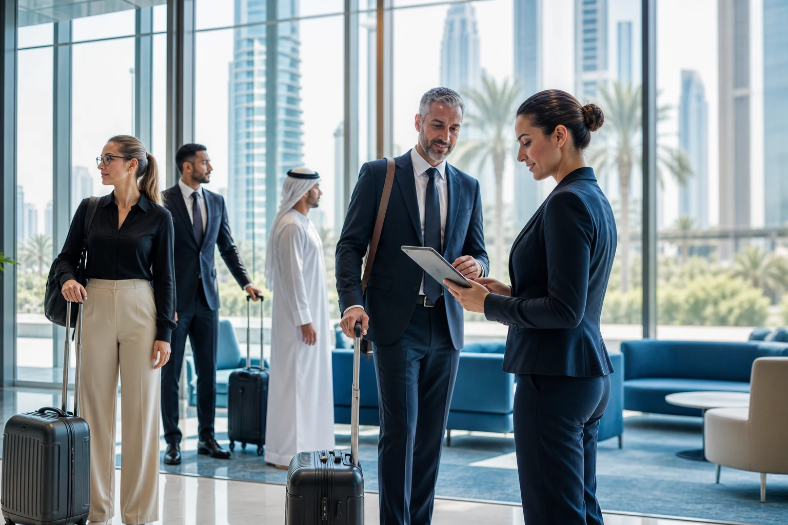 Corporate Travel Management System app preview