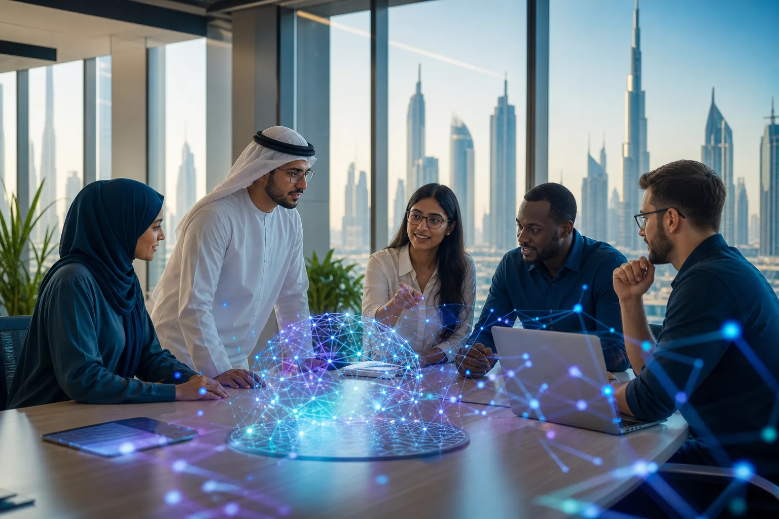 Dedicated AI developers building enterprise artificial intelligence solutions in Dubai