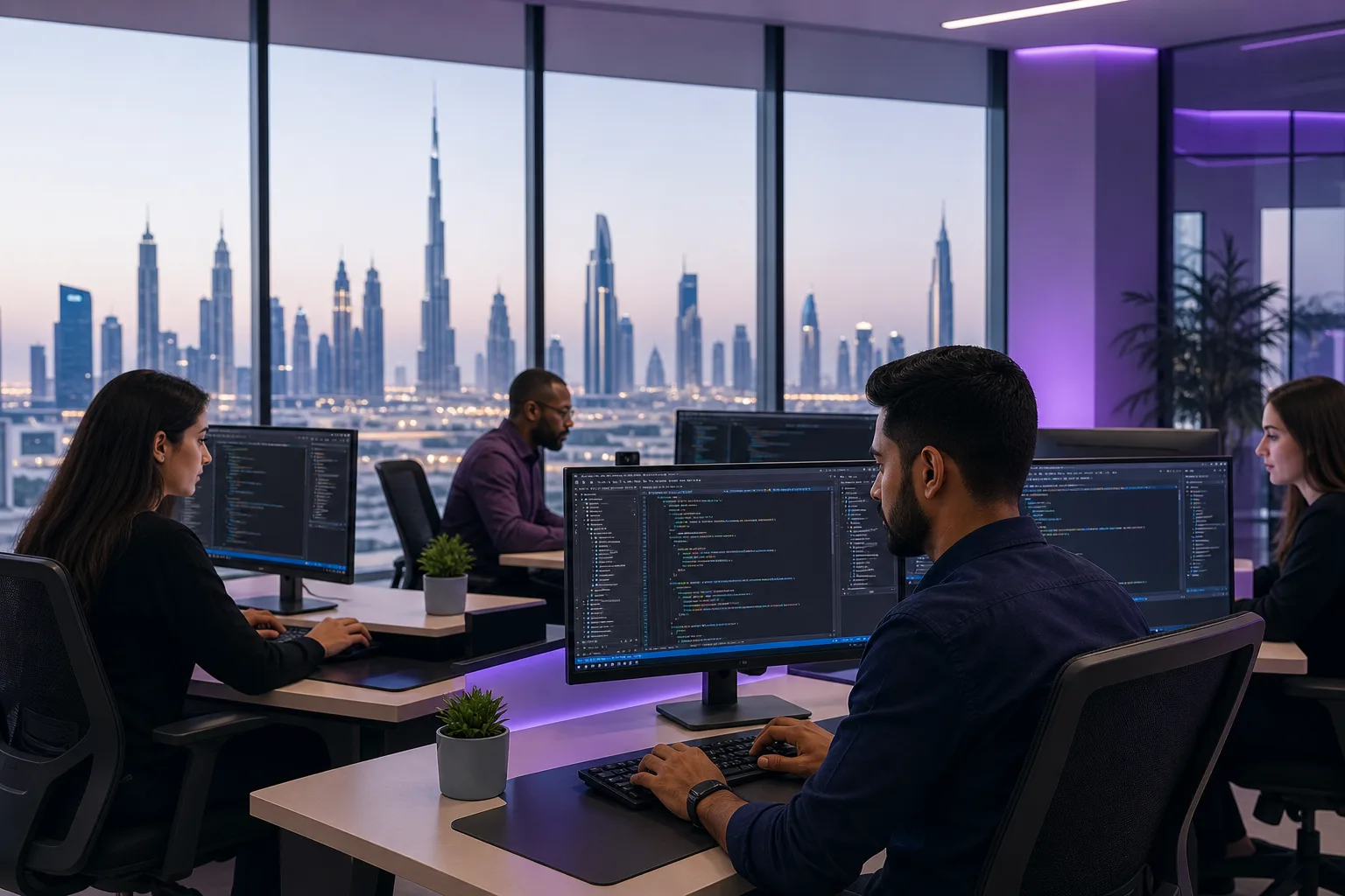 Dedicated .NET developers building enterprise software solutions in Dubai