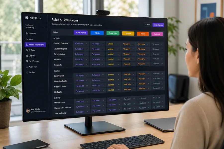 Role-based access control for AI integration workflows in Dubai