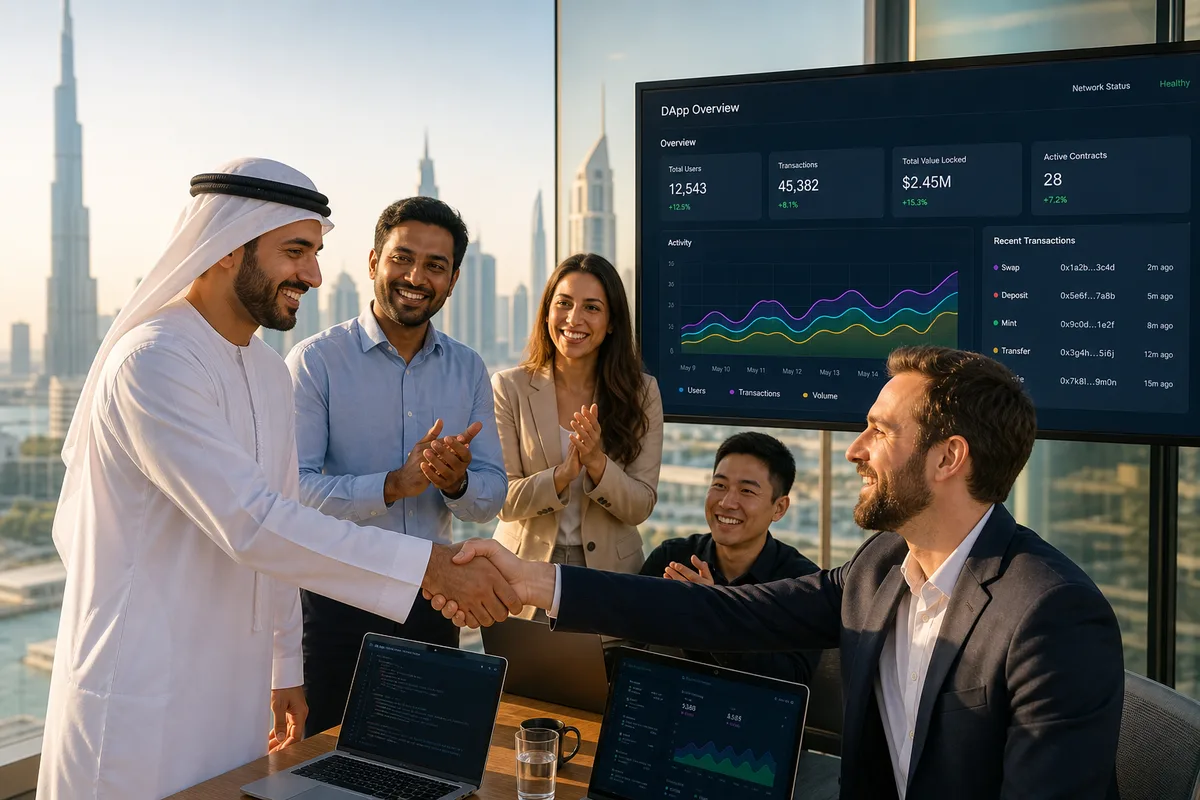 Blockchain development consultation for UAE businesses building Web3 products
