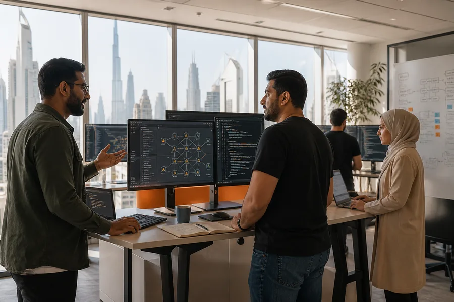 Experienced blockchain developers building decentralized solutions in Dubai