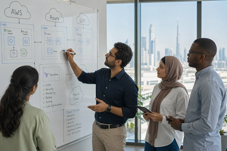 Certified AWS Azure and Google Cloud migration experts in Dubai