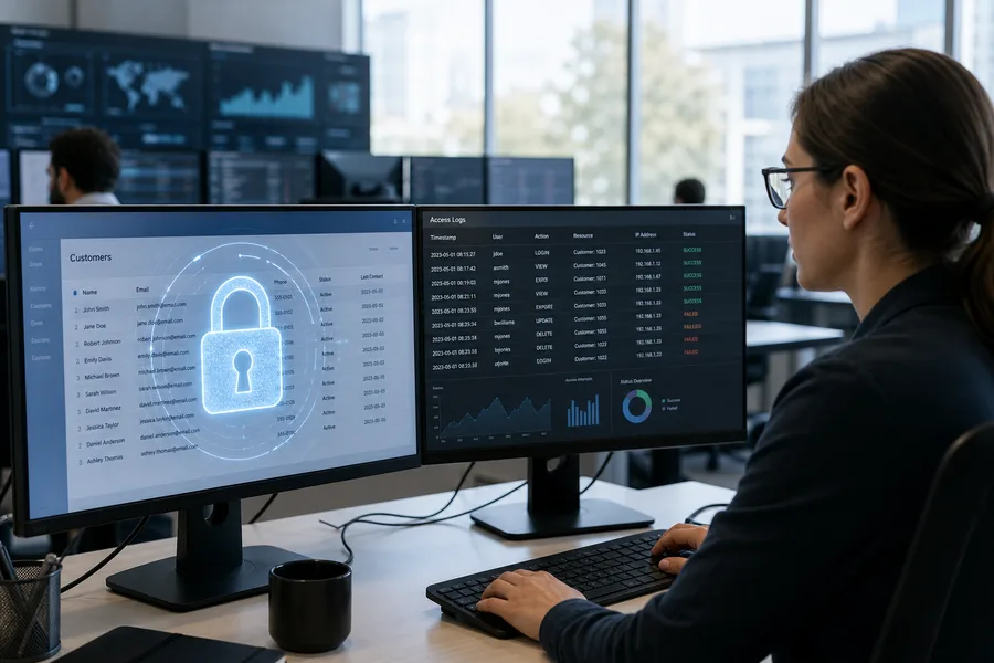 CRM data security with encryption and automated backups in Dubai