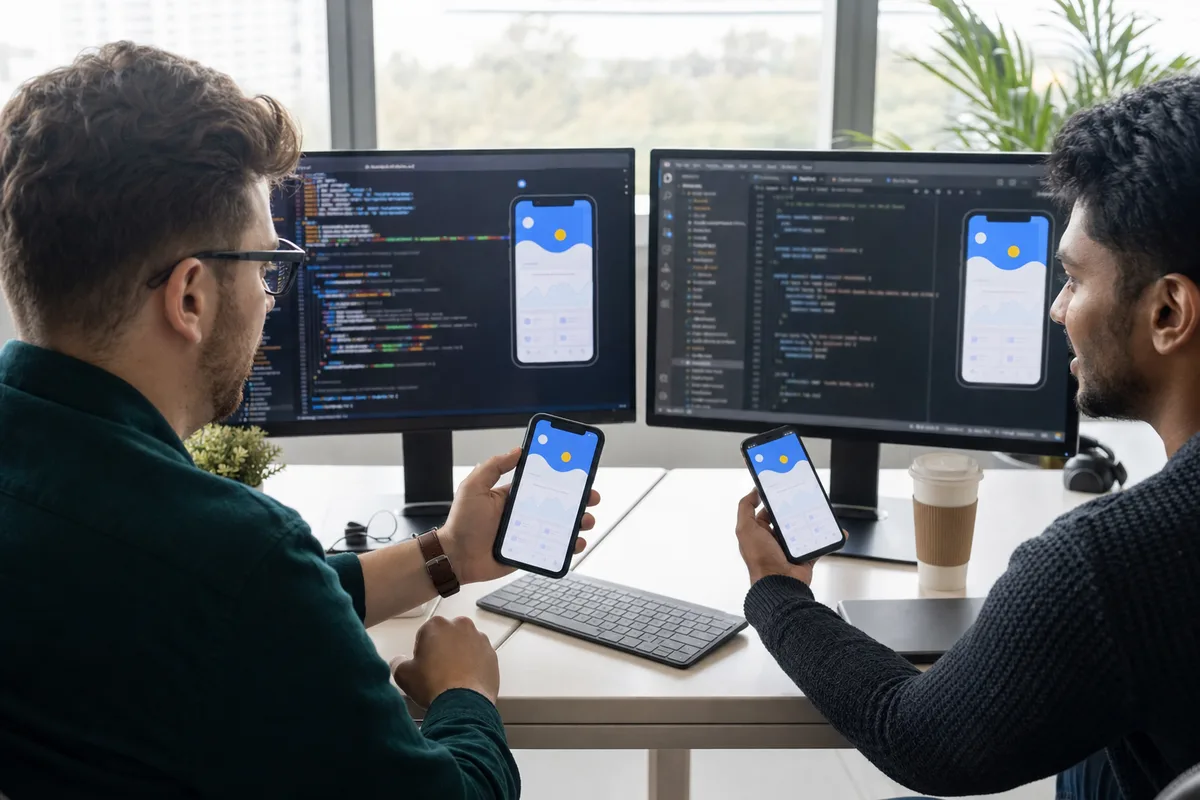 Experienced Flutter and React Native developers for cross platform apps