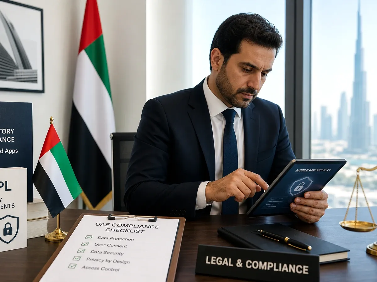 UAE business and regulatory compliance for custom software development in Dubai