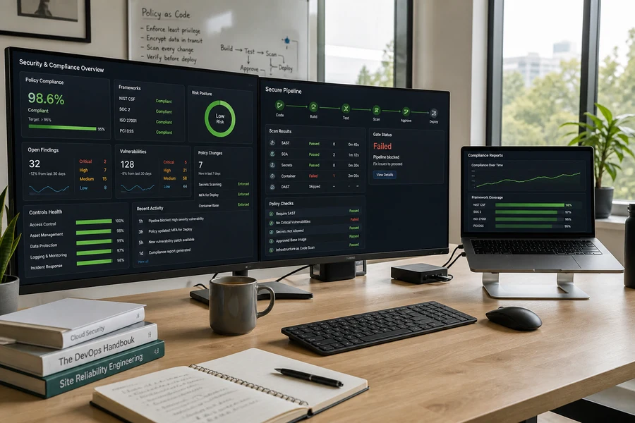 DevSecOps practices with automated security checks inside the delivery pipeline in Dubai