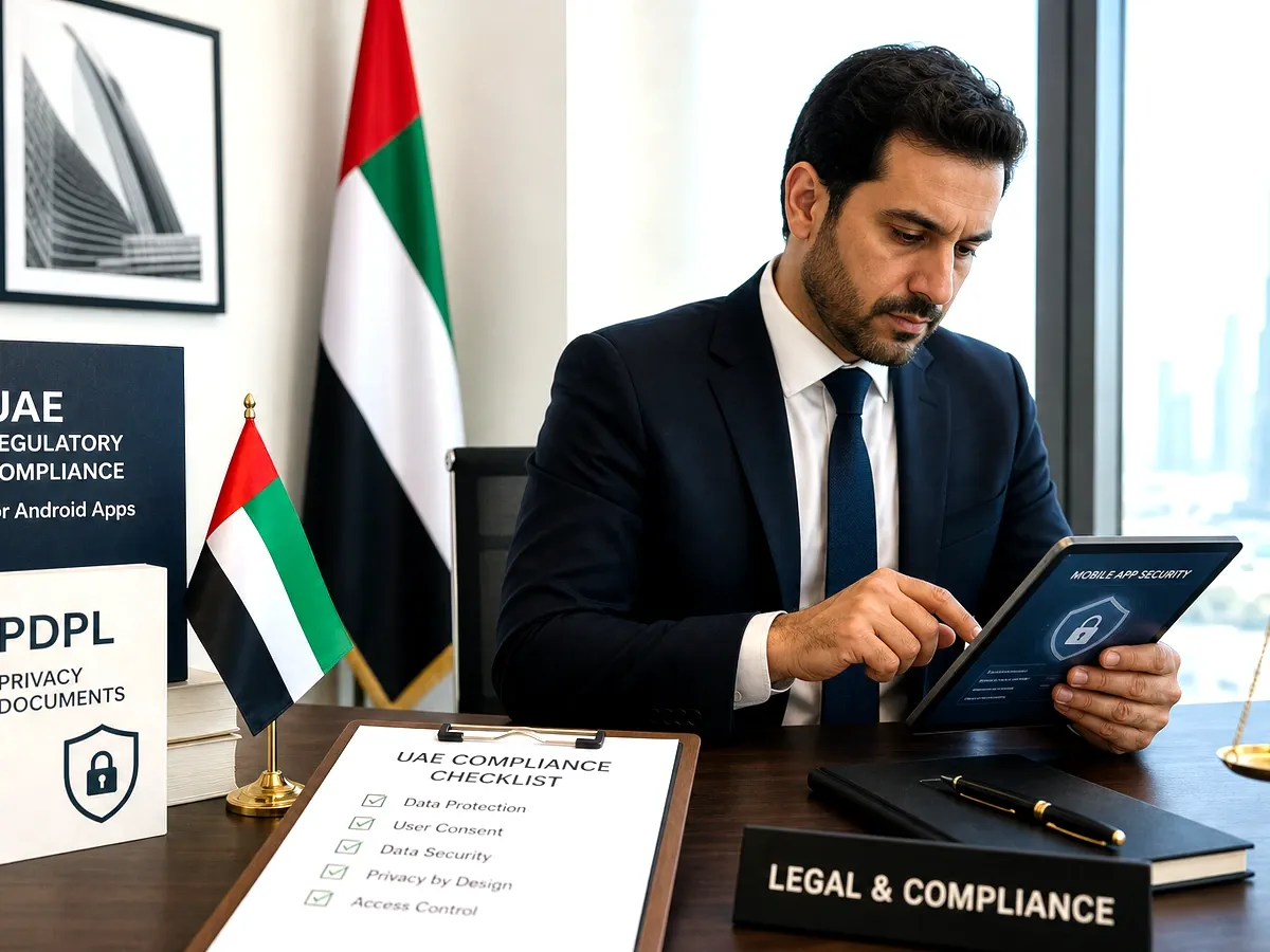 UAE digital and data compliance for Flutter applications in Dubai