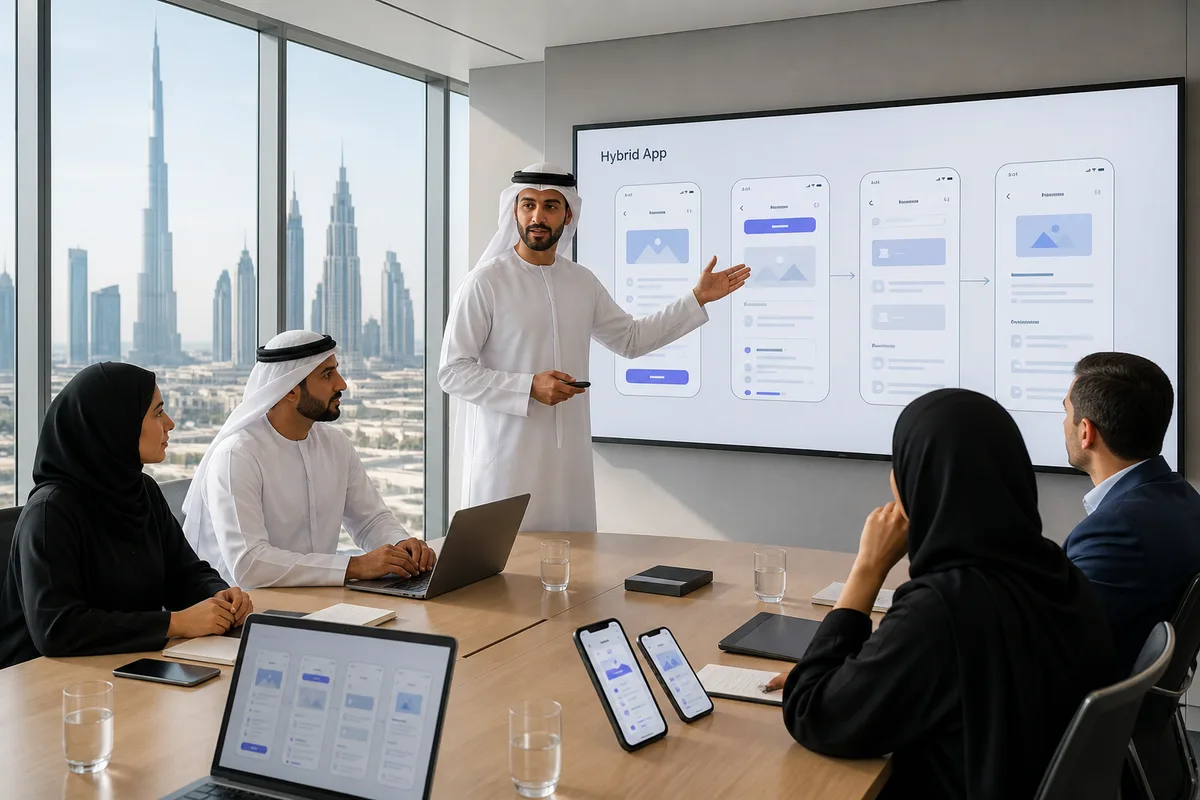 Hybrid mobile app consultation in Dubai