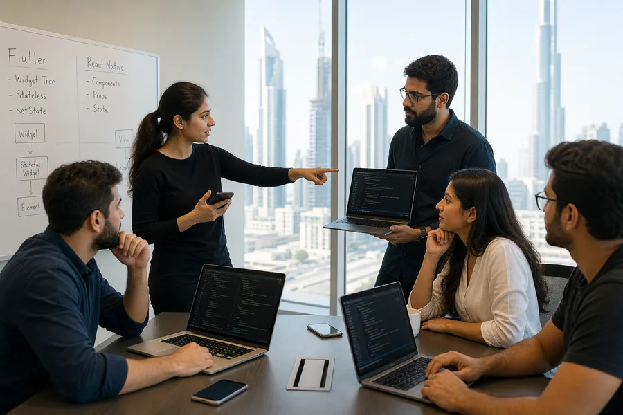Experienced Hybrid App Developers for hybrid app development in Dubai