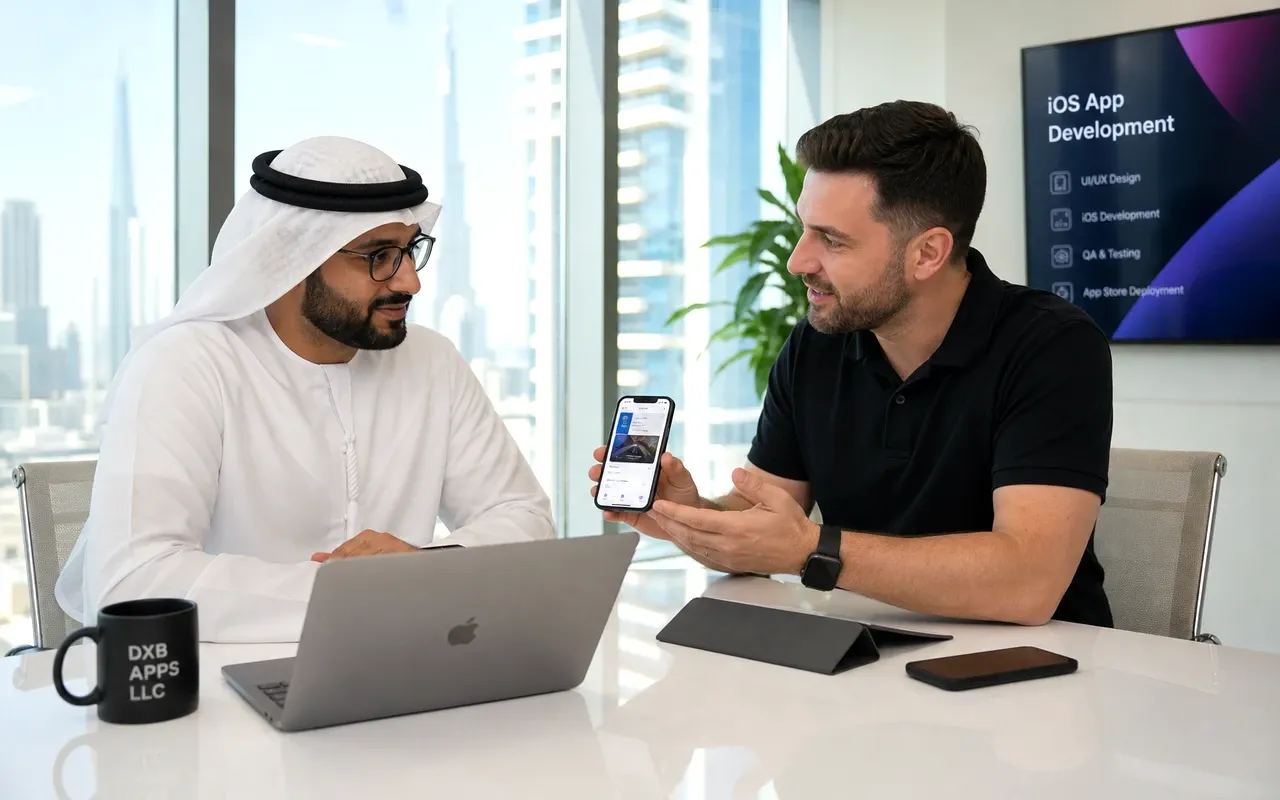 iOS app strategy session with Dubai-based development experts