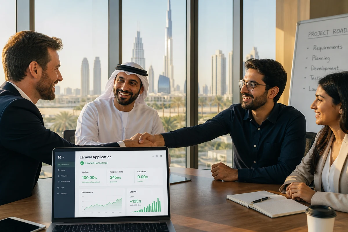Laravel development consultation for UAE businesses building scalable web platforms