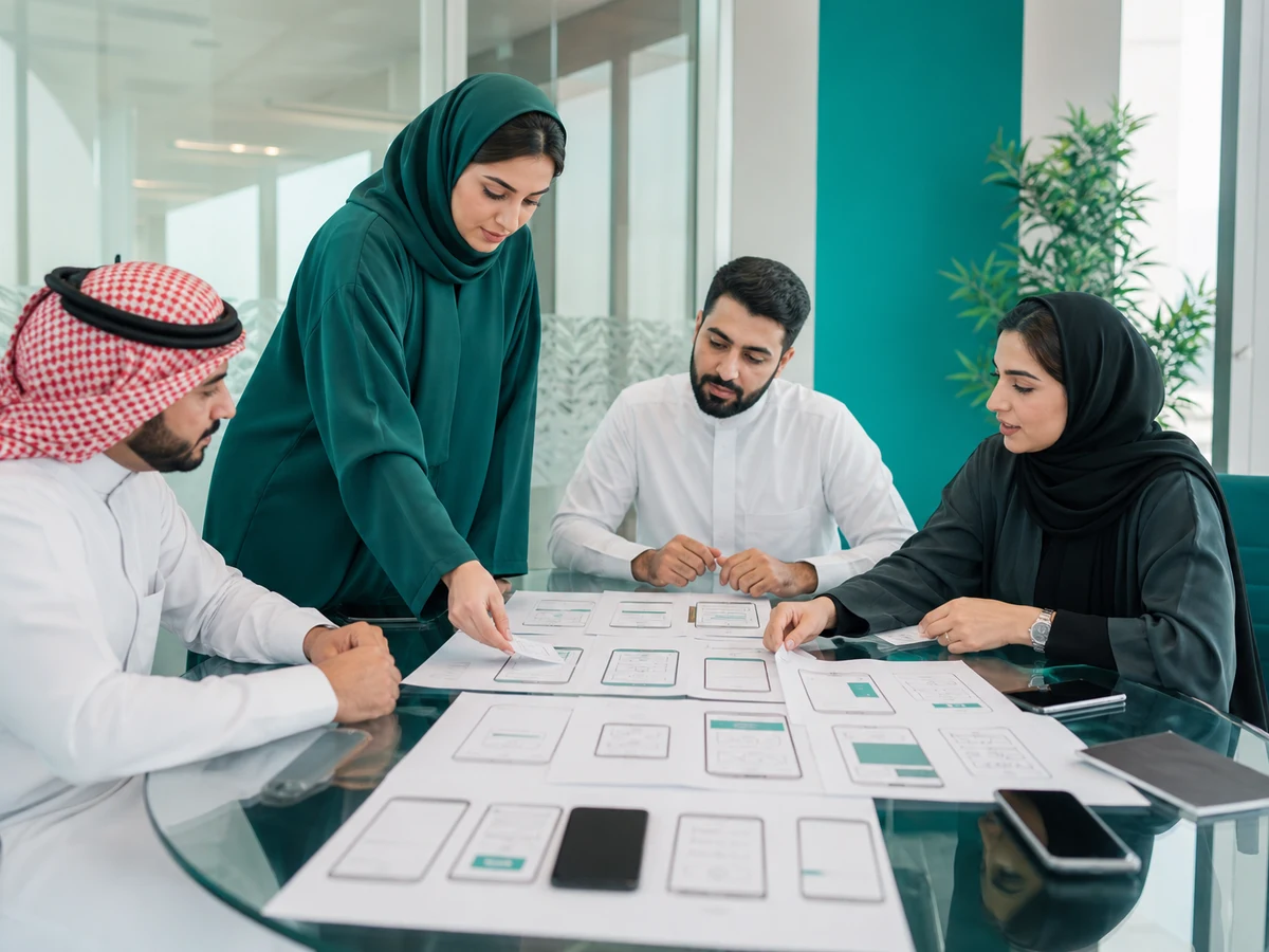 Product strategy workshop for mobile app development in Saudi Arabia