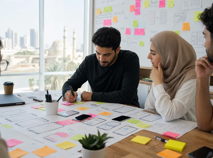 Product strategy workshop for mobile app development in Sharjah