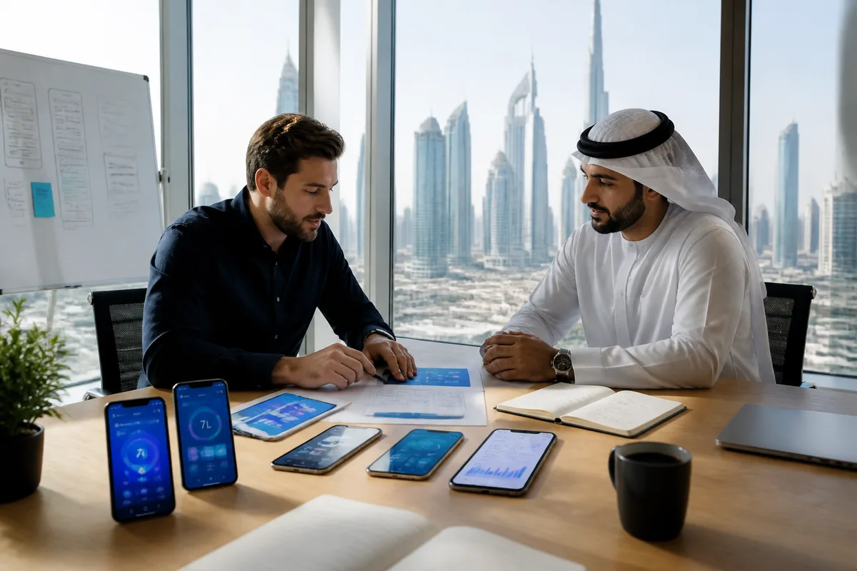 Native mobile app project kickoff in Dubai