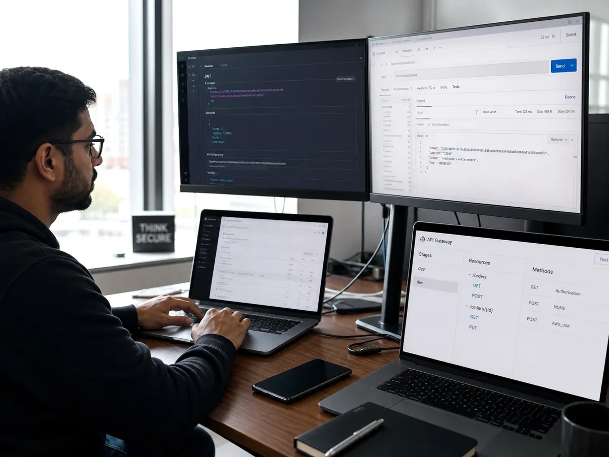 Backend security with JWT OAuth encryption and API protection for Node.js applications in Dubai