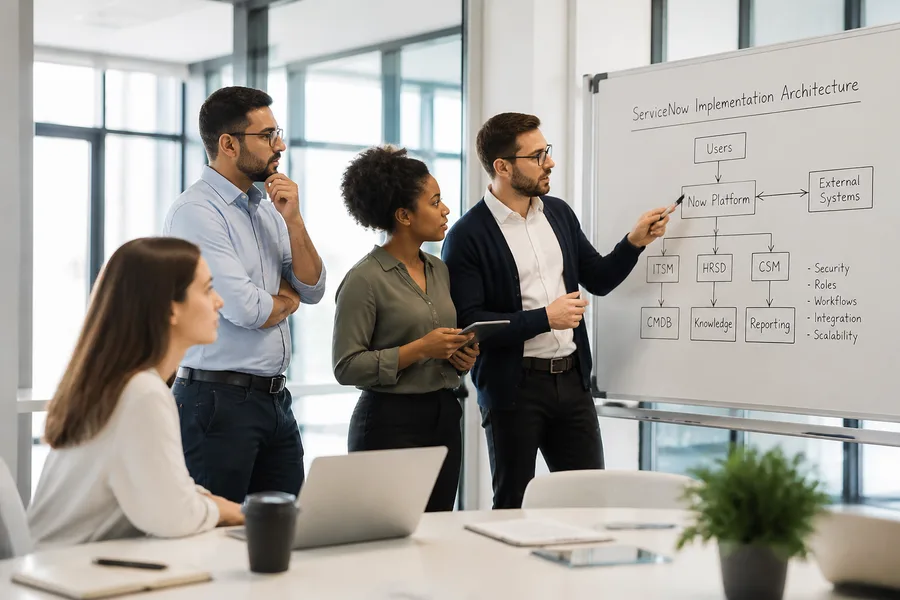 End-to-End Implementation for ServiceNow implementation in Dubai