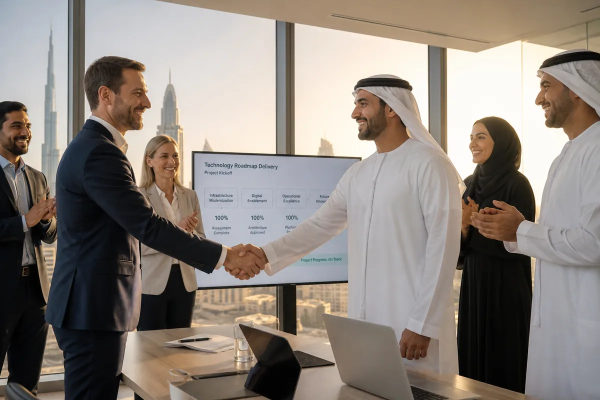 Software consulting engagement for UAE businesses planning a technology roadmap