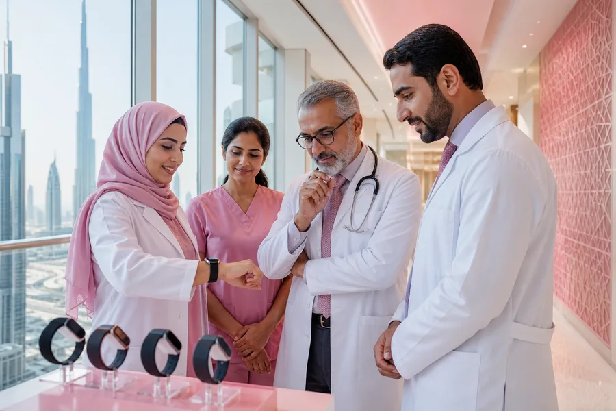 Wearable app development solutions for healthcare organizations in Dubai