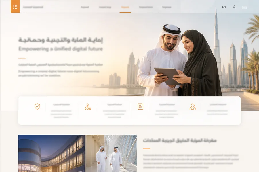 UAE Digital Standards for website design services