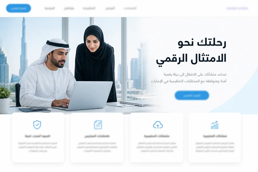 UAE Digital Compliance for website migration services