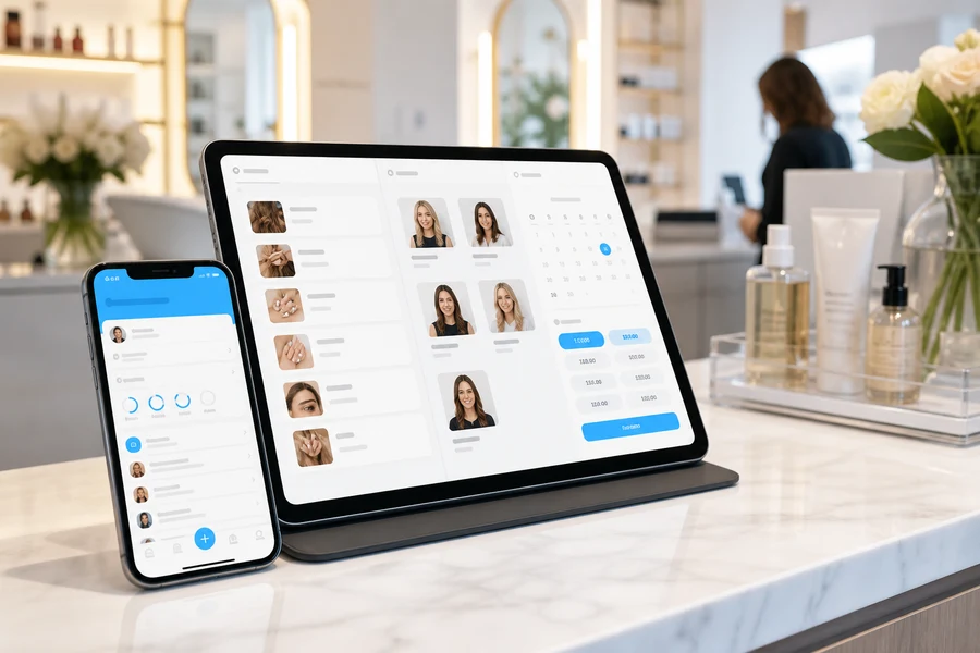 Booksy inspired appointment booking app preview