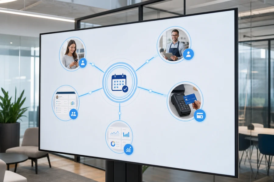 Enterprise Booking inspired appointment booking app preview
