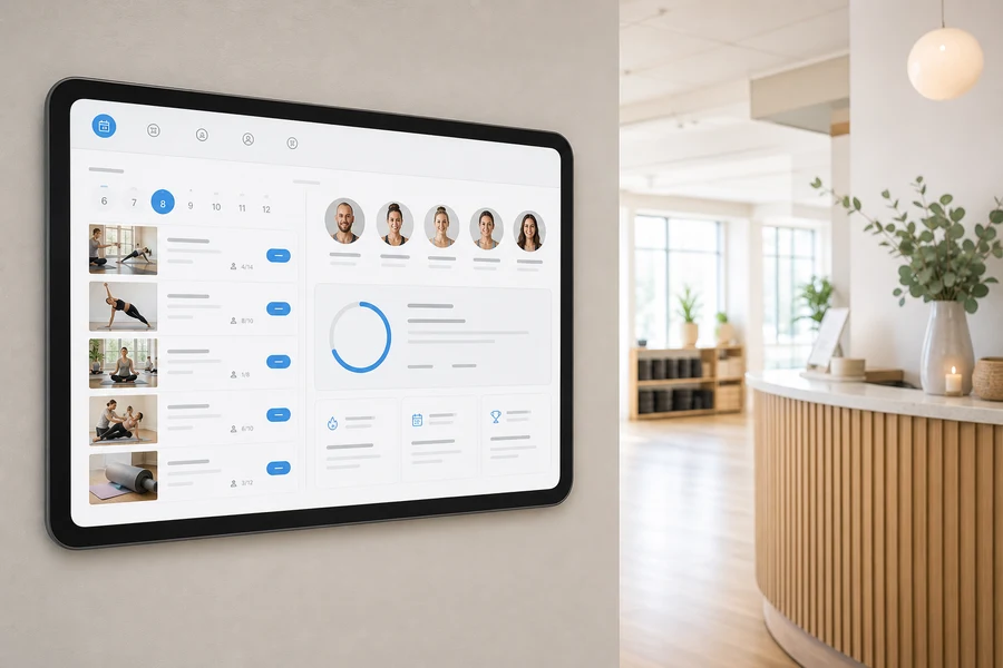 Mindbody inspired appointment booking app preview