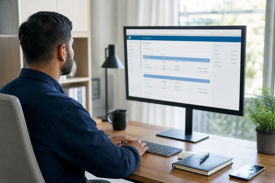 Internet Banking inspired banking software preview