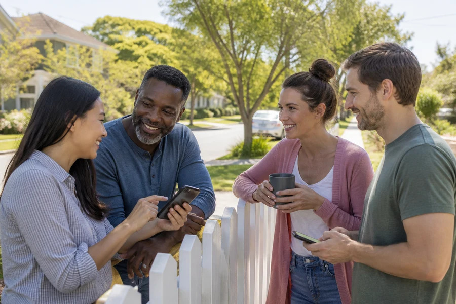Nextdoor inspired community app preview