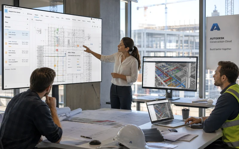 Autodesk Construction Cloud inspired construction software app preview
