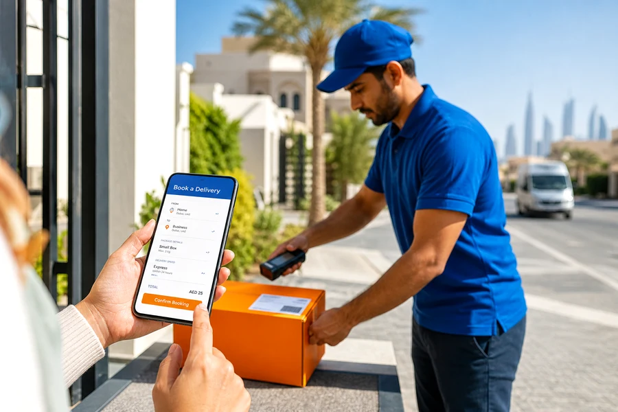 Courier delivery app development for shipment scheduling and real time parcel tracking
