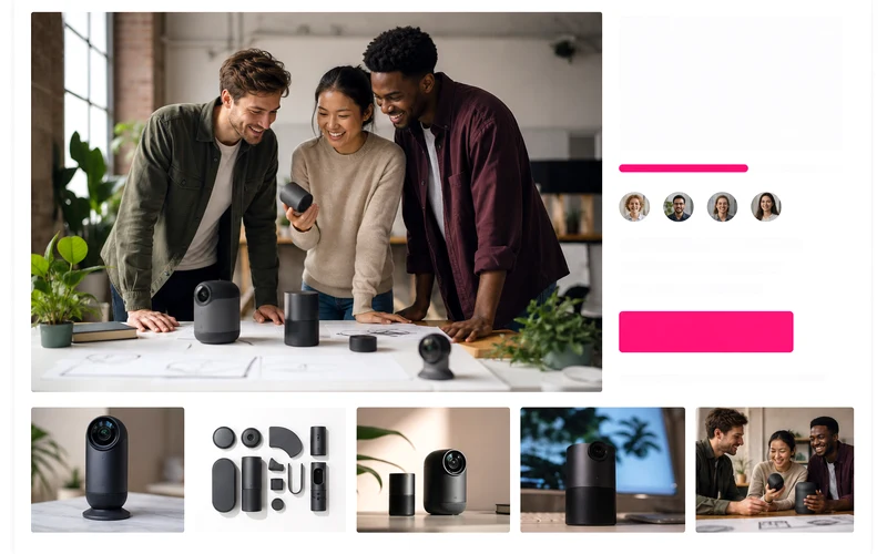 Indiegogo inspired crowdfunding app preview