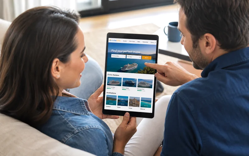 Cruise Critic inspired cruise booking app preview