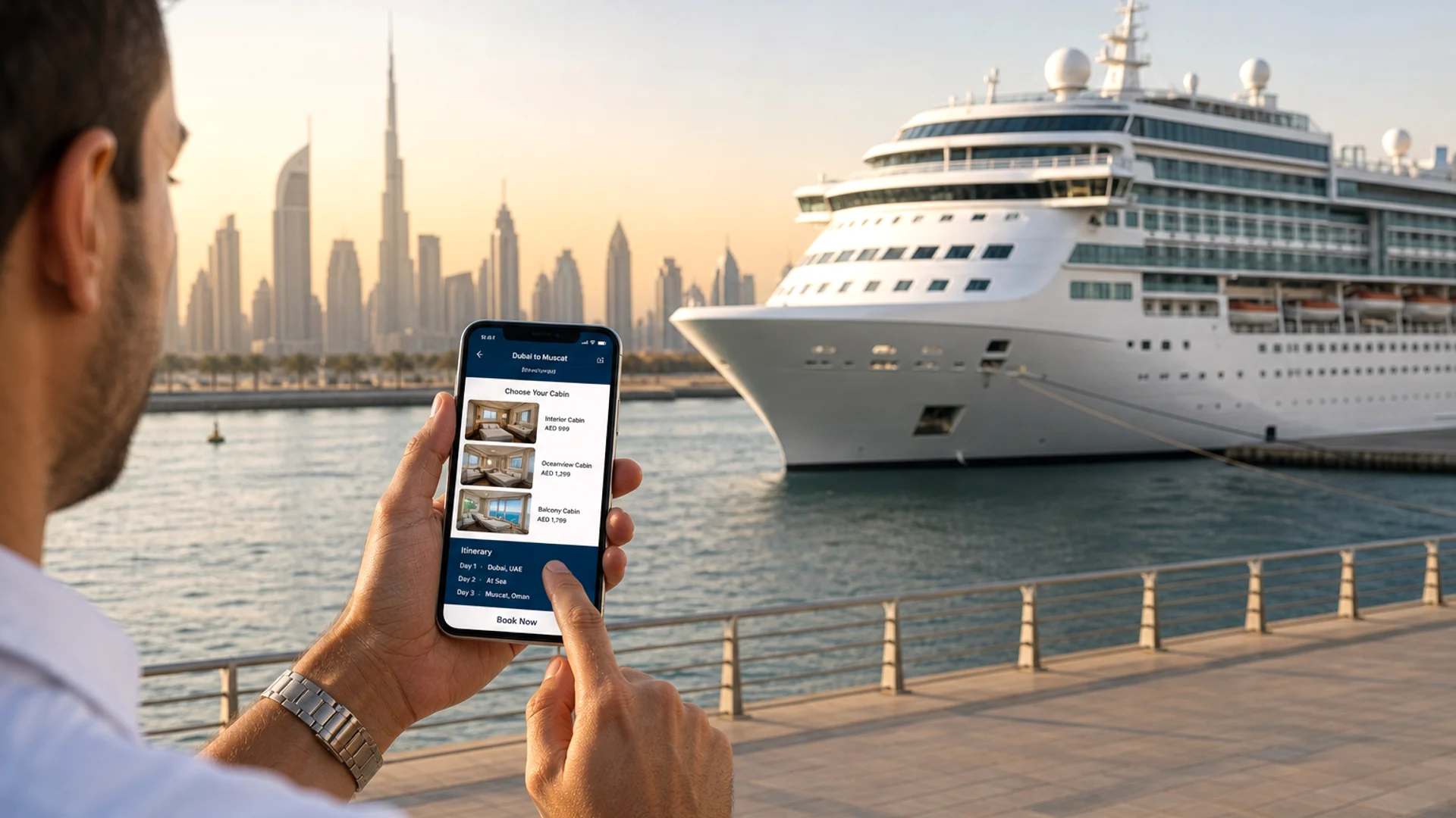 Cruise booking app development company in Dubai UAE building cruise reservation platforms with real time search itinerary management and cabin reservations