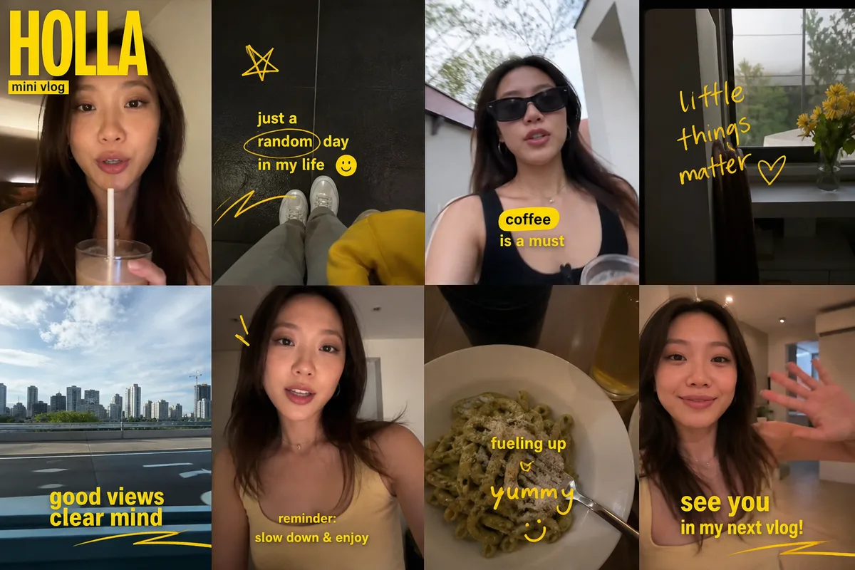 HOLLA inspired video dating app preview
